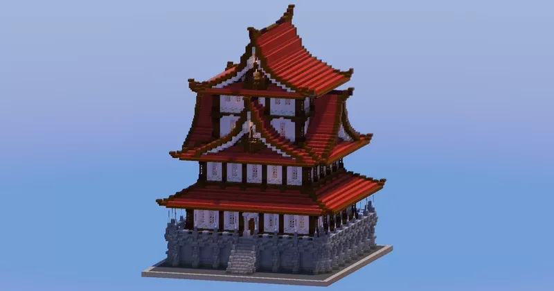 Japanese Castle Mangrove Version — Minecraft Build by LeonisBuilds