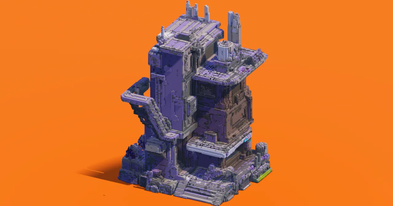 Cyberpunk Neon Building — Minecraft Build by StarWarsCreations