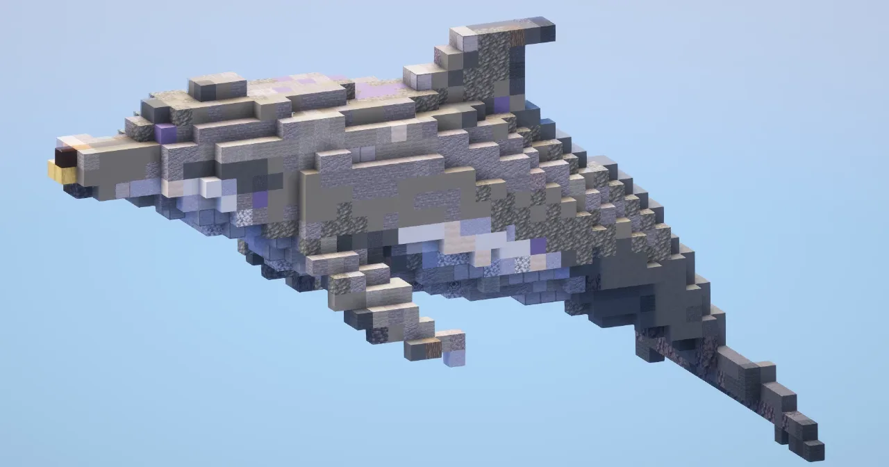 Dolphin Small‎ — Minecraft Build by LeonisBuilds