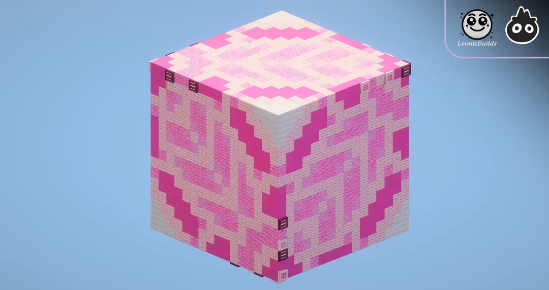Pink Glazed Terracotta — Minecraft Build by MellowHat