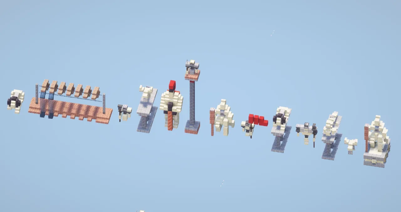 Sandstone Statues Pack — Minecraft Build by LeonisBuilds