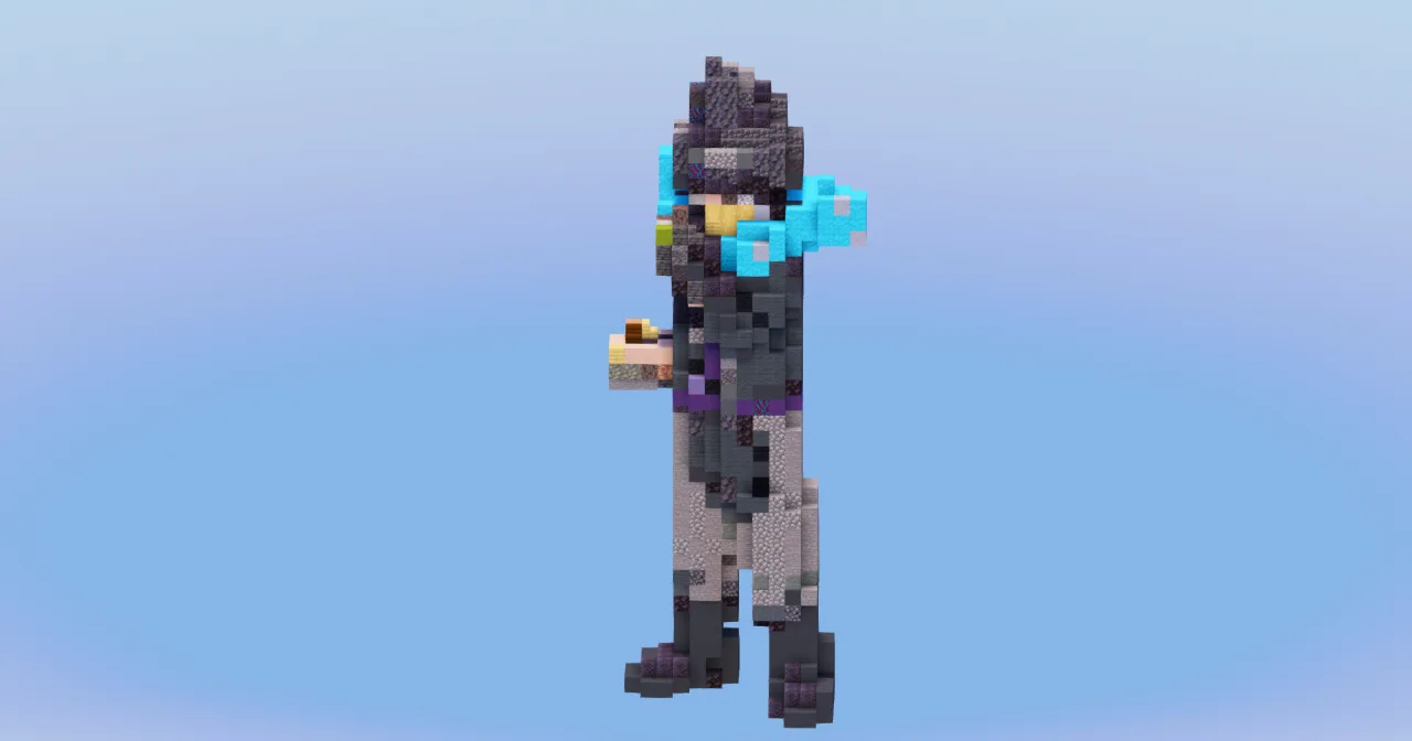 Alain Rival from Pokemon — Minecraft Build by LeonisBuilds