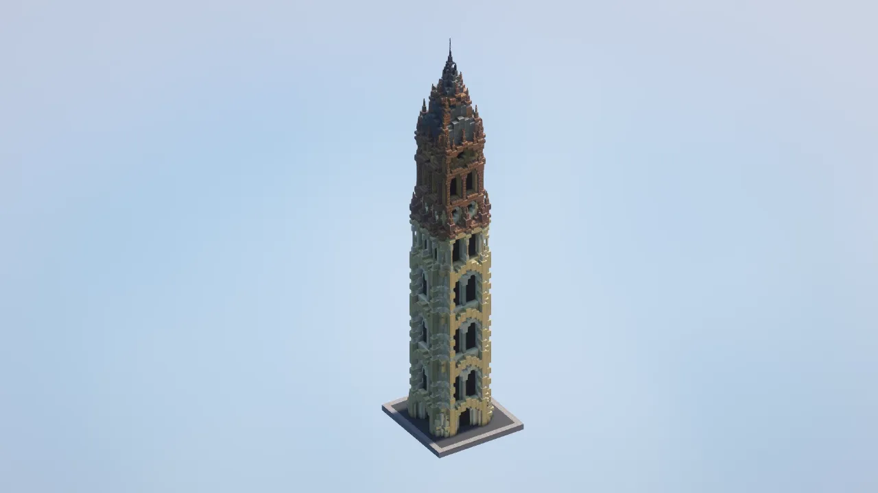 Gothic Tower — Minecraft Build by LeonisBuilds