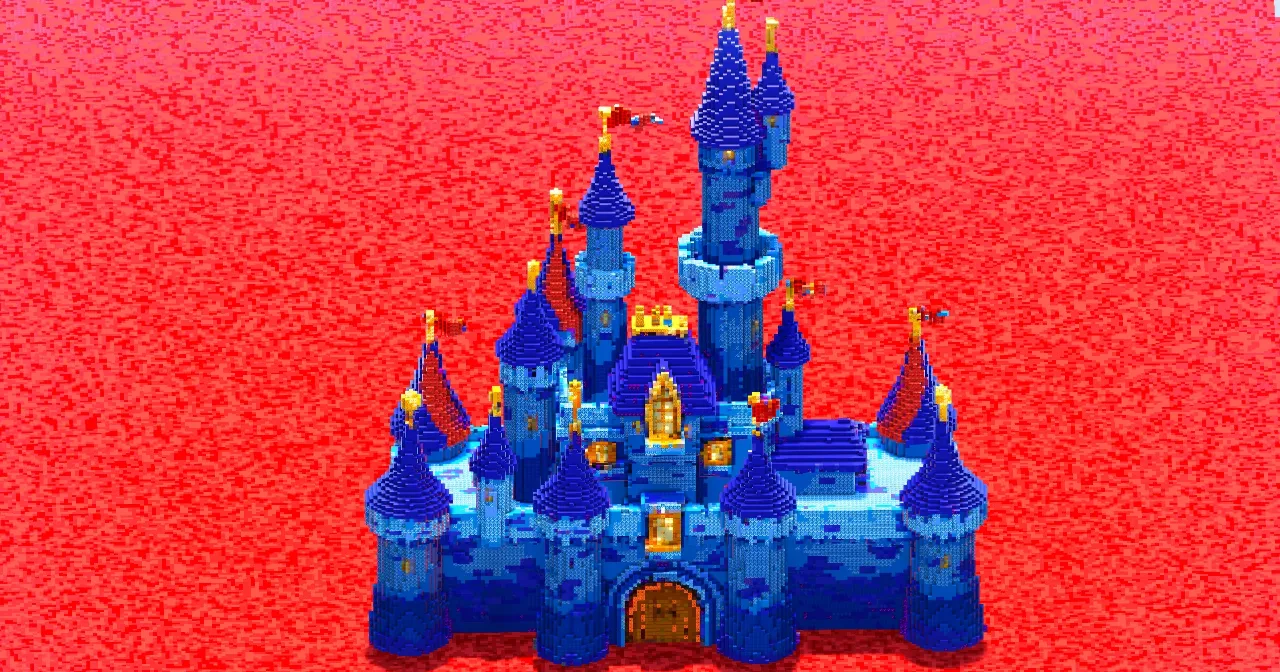 Disney Castle — Minecraft Build by ImpossibleBuilds