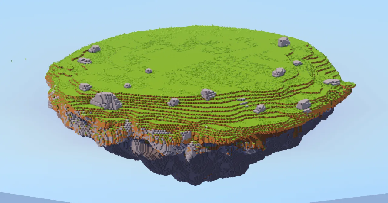 Huge Floating Island — Minecraft Build by LeonisBuilds