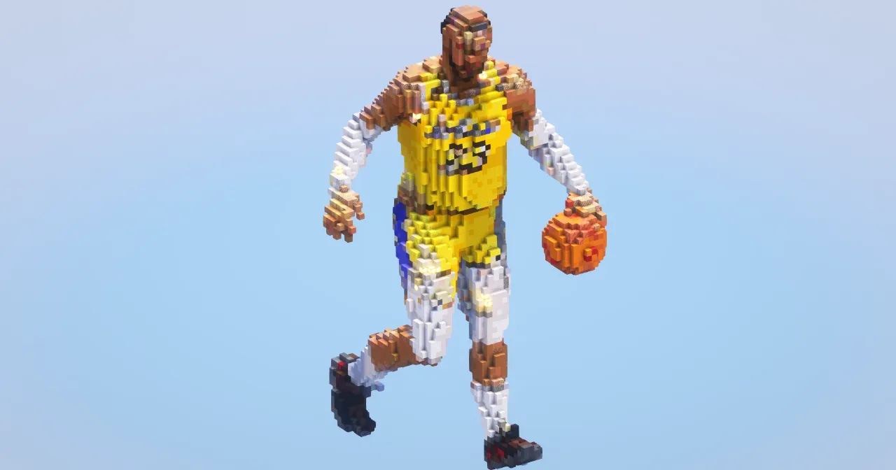 LeBron James‎ — Minecraft Build by LeonisBuilds