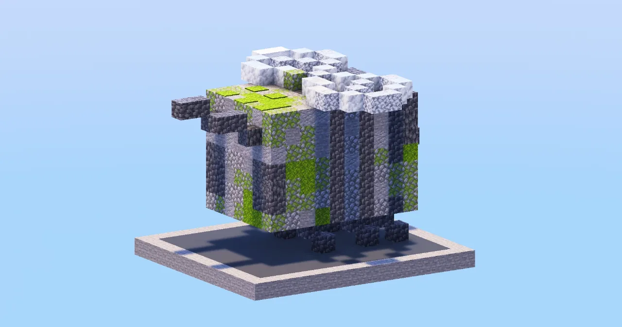 Bee Stone Statue — Minecraft Build by LeonisBuilds