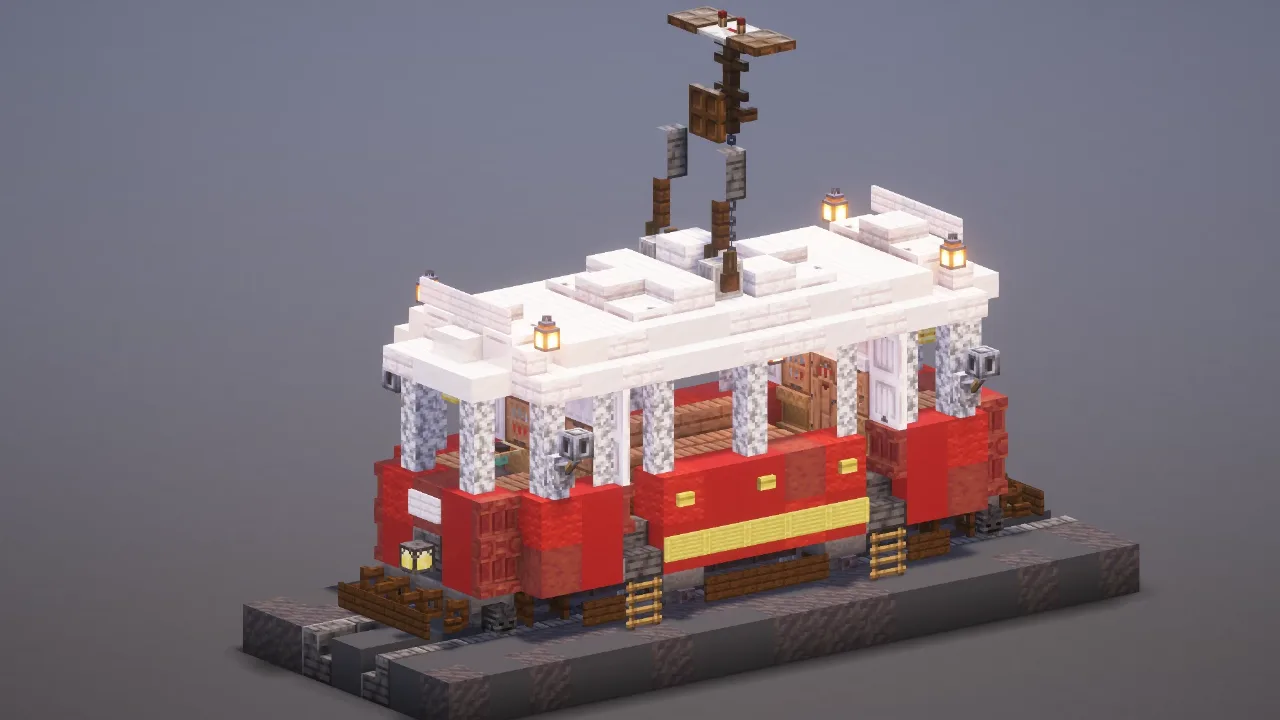Ancient Tram — Minecraft Build by MellowHat