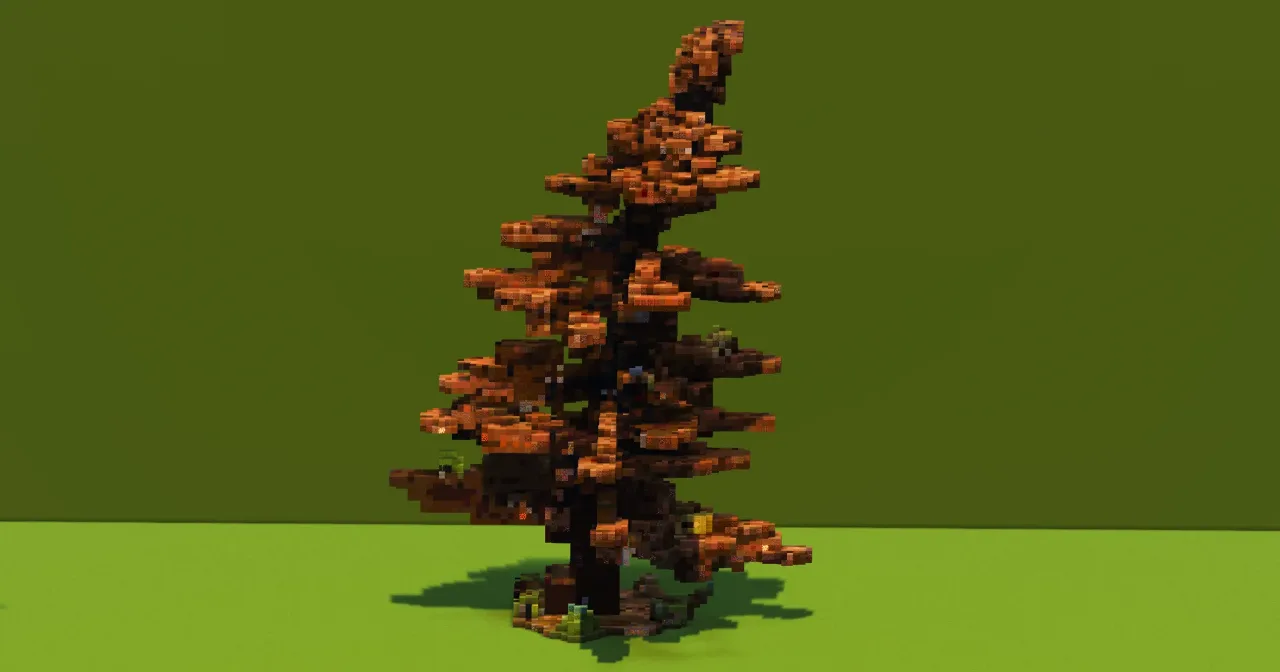 Autumn Tree — Minecraft Build by VerdantBuilds