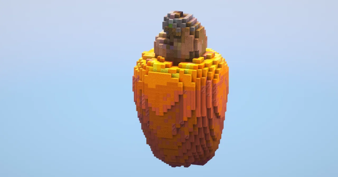 Cashew Fruit — Minecraft Build by LeonisBuilds