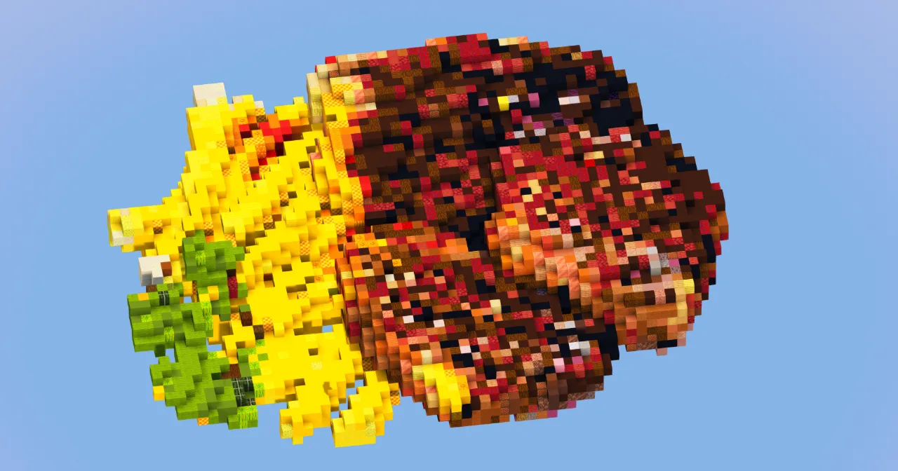 Steak with Fries — Minecraft Build by LeonisBuilds