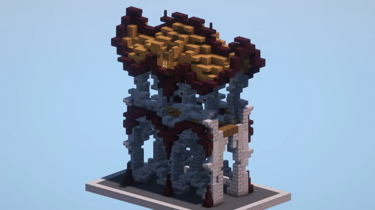 Medieval Wall — Minecraft Build by LeonisBuilds