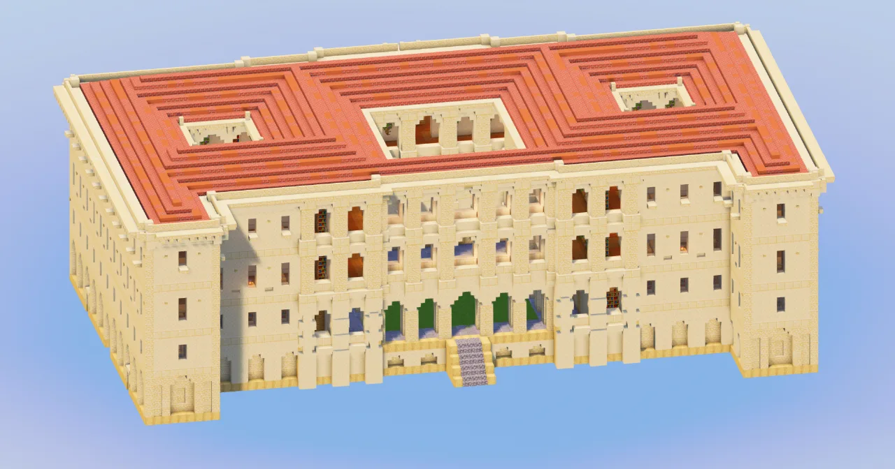 Palace, with Interiors — Minecraft Build by LeonisBuilds