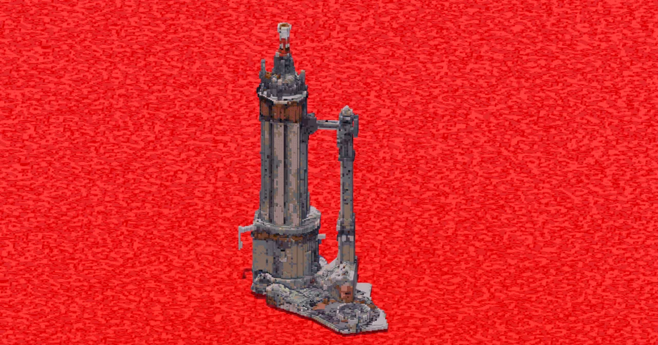 Industrial Chimney Tower — Minecraft Build by ImpossibleBuilds