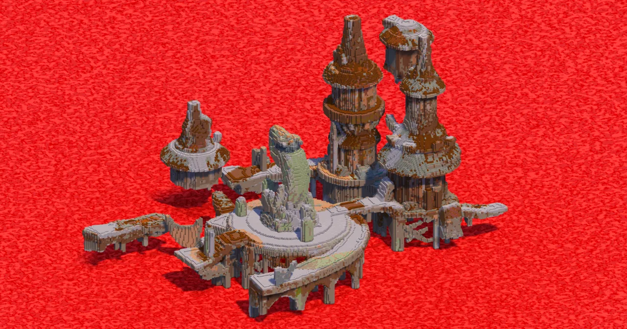 Floating Village on Lake — Minecraft Build by ImpossibleBuilds