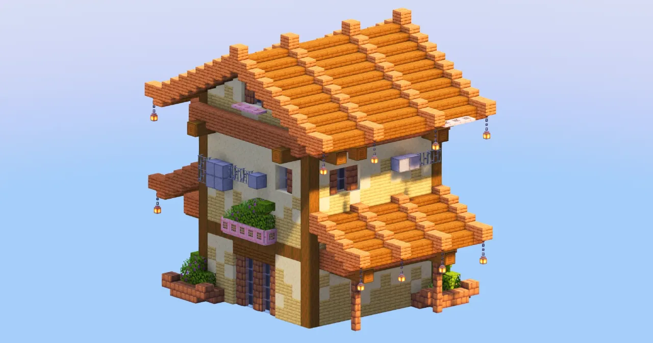 Spruce Japanese House 1 — Minecraft Build by LeonisBuilds
