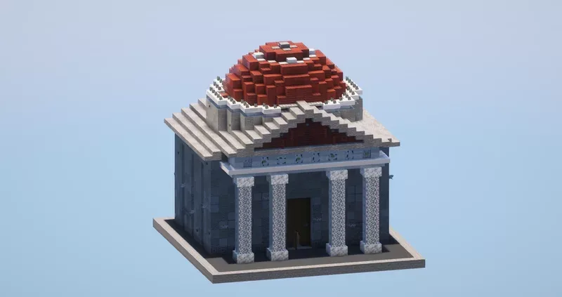 Roman Temple of Bellona — Minecraft Build by LeonisBuilds