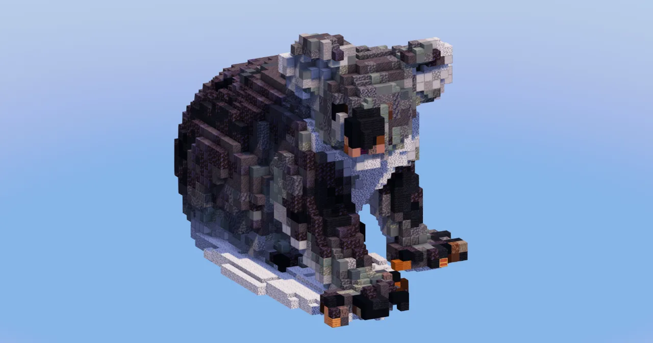 Koala Animal — Minecraft Build by LeonisBuilds