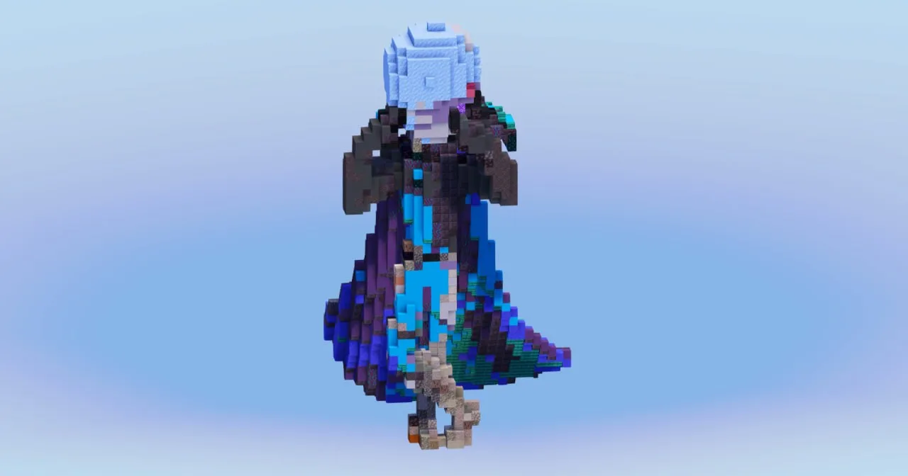 Megamind from Megamind — Minecraft Build by LeonisBuilds