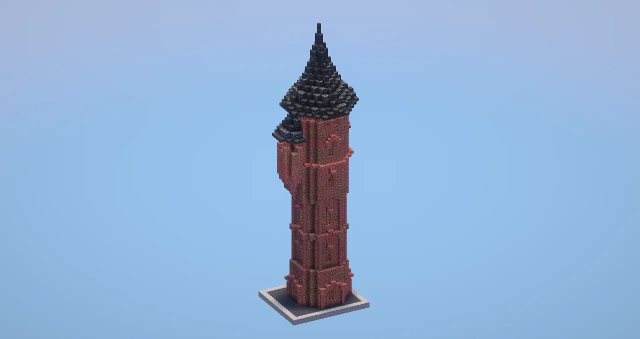 Bricks Tower — Minecraft Build by LeonisBuilds