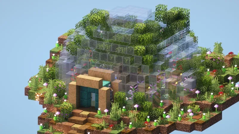 Custom Bees Habitat — Minecraft Build by LeonisBuilds