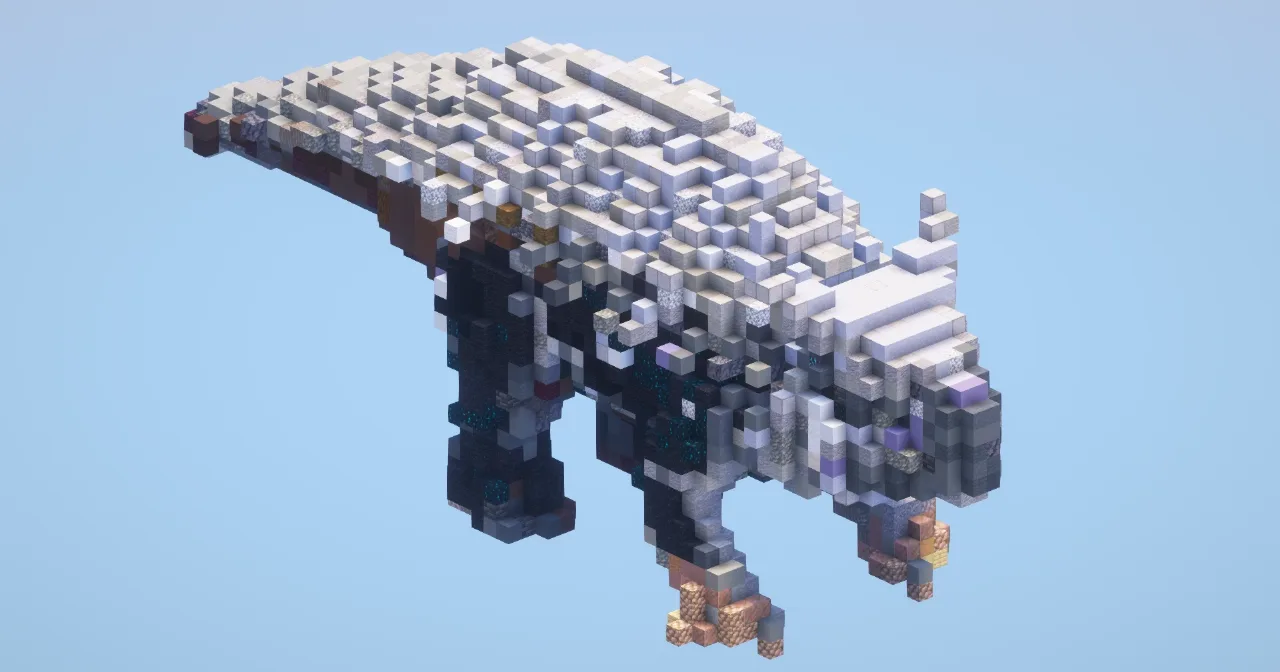 Ankylosaurus small‎ — Minecraft Build by LeonisBuilds