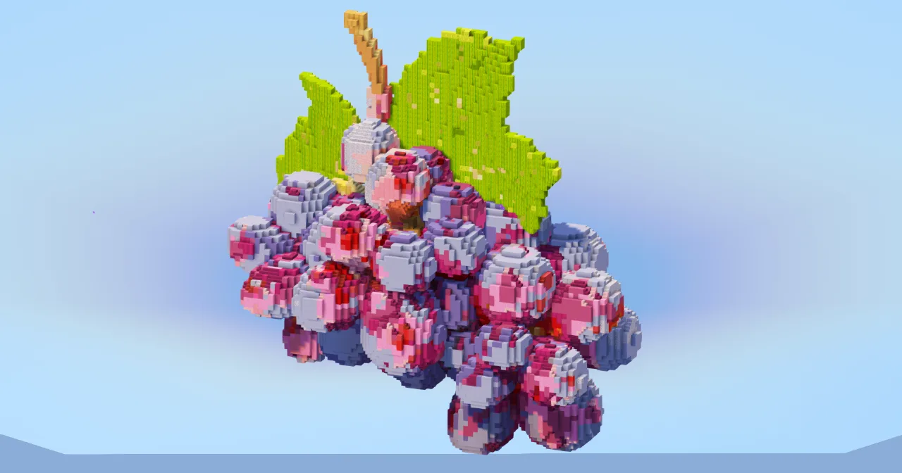 Red Grapes — Minecraft Build by LeonisBuilds