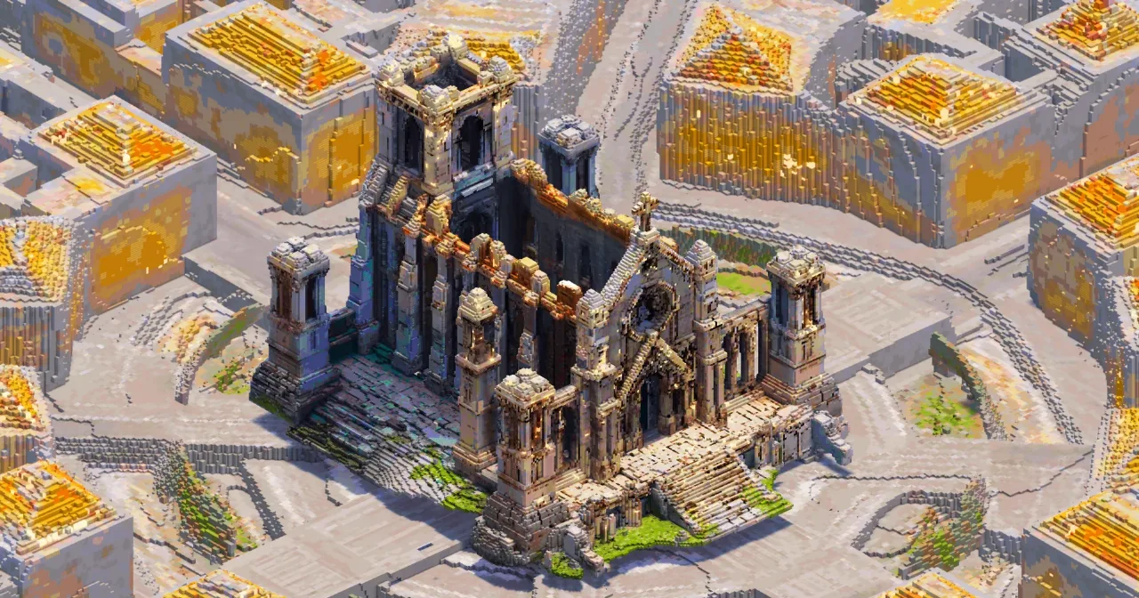 Ruined Cathedral — Minecraft Build by GothicCathedrals