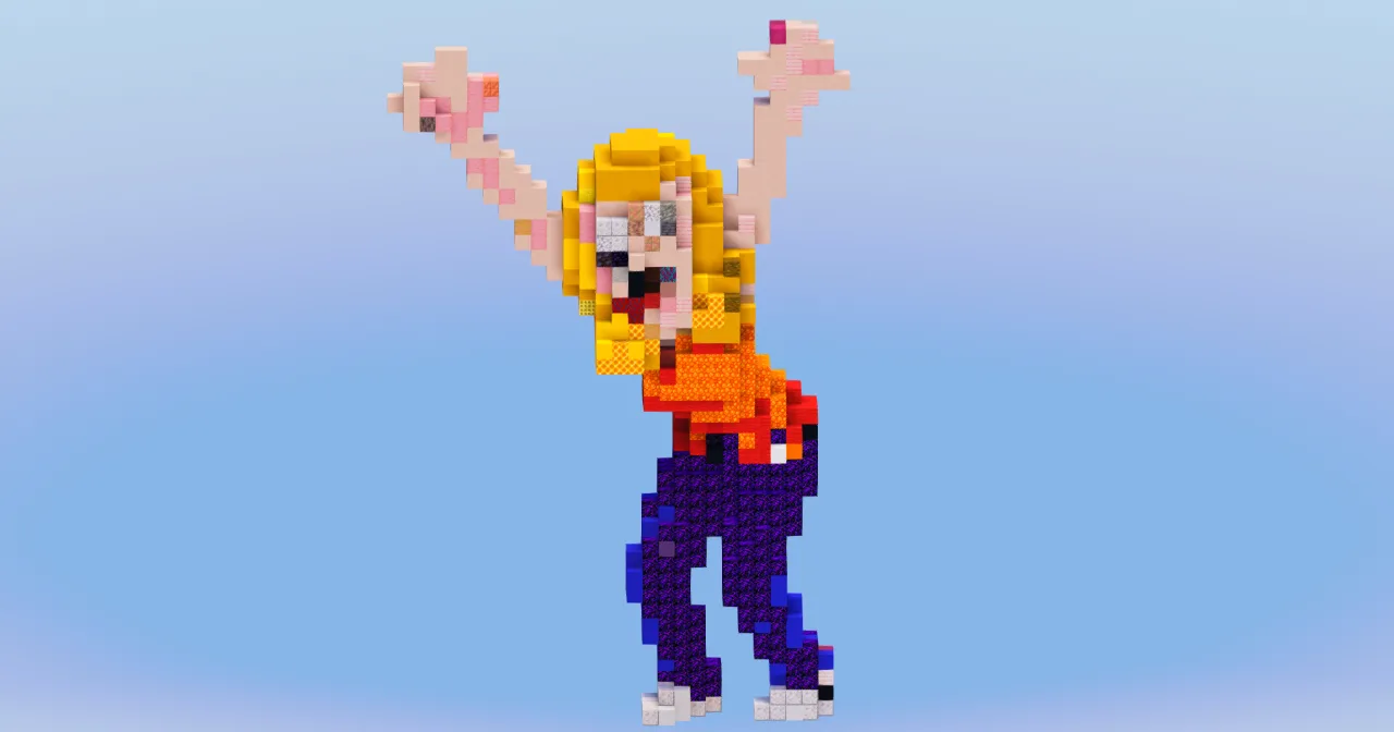 Beth Smith from Rick and Morty — Minecraft Build by LeonisBuilds