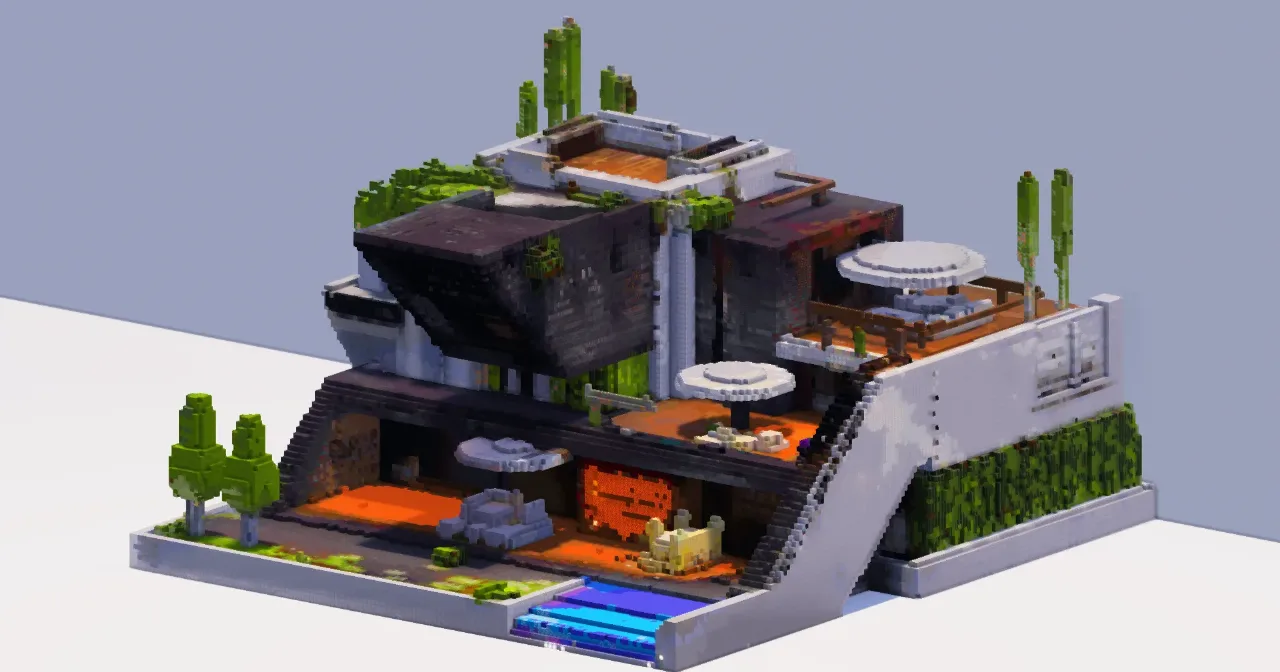 Luxury House — Minecraft Build by ModernCraft