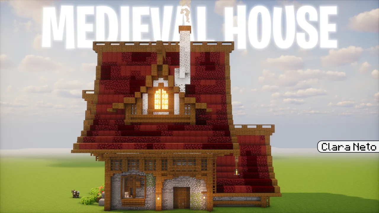 🏡Medieval House🏡 — Minecraft Build by claraneto