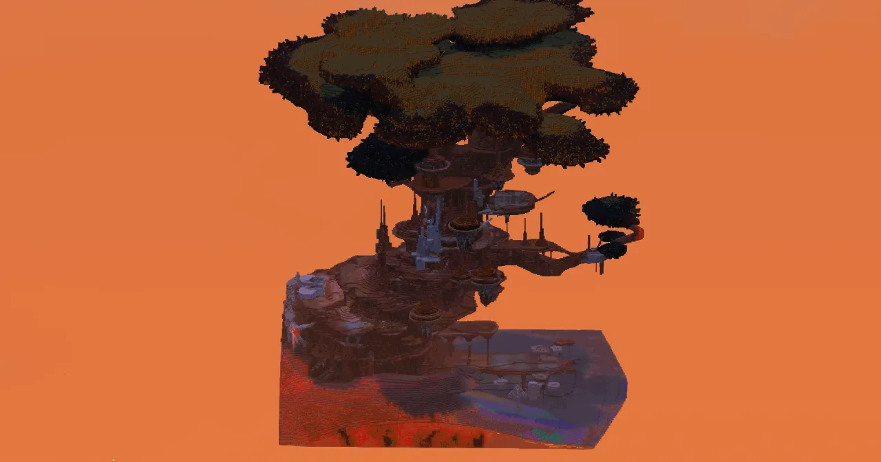 Kashyyyk Tree — Minecraft Build by StarWarsCreations