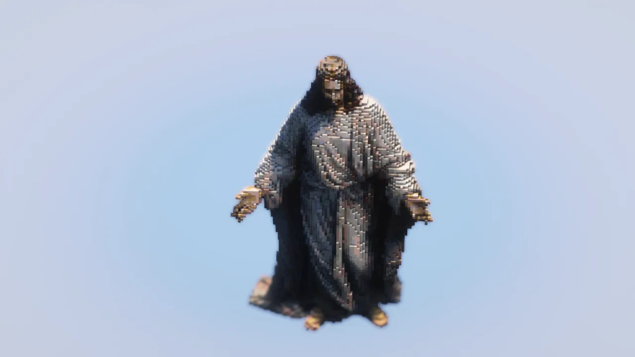 Jesus — Minecraft Build by LeonisBuilds