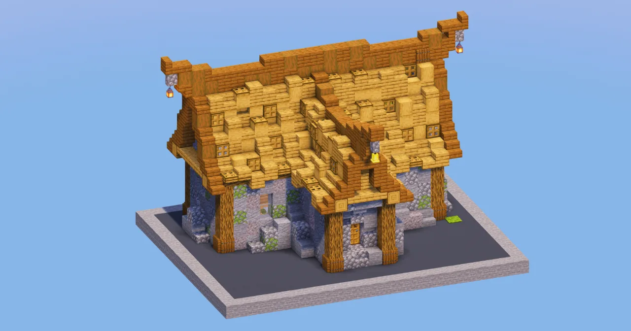 Oak Medieval House 4 — Minecraft Build by LeonisBuilds
