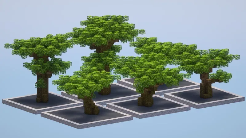 Custom Jungle Trees Pack — Minecraft Build by LeonisBuilds