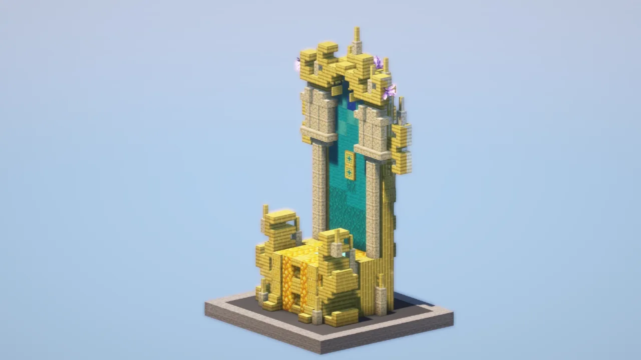 Poseidon Throne — Minecraft Build by LeonisBuilds