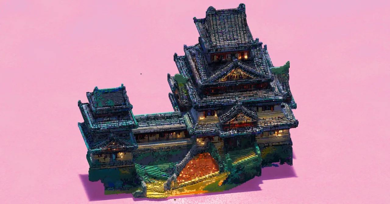 Japanese Castle — Minecraft Build by EasternRealms
