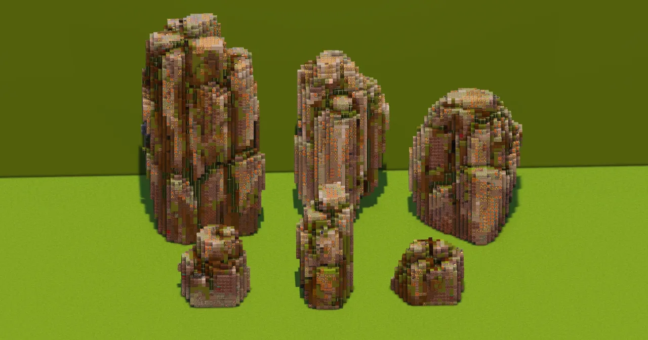 Boulders Pack — Minecraft Build by VerdantBuilds