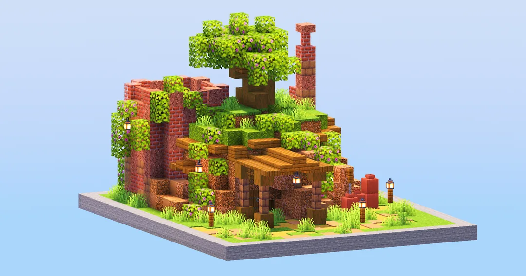 Fancy Dirt Hut — Minecraft Build by LeonisBuilds