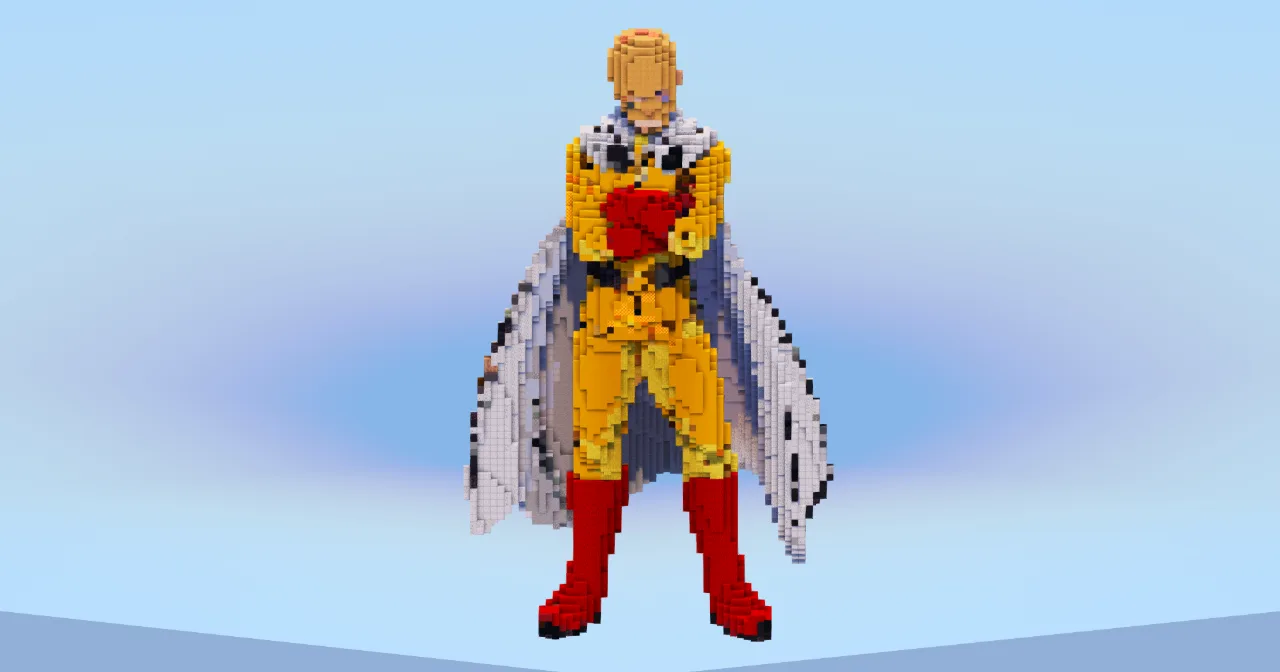 Saitama — Minecraft Build by LeonisBuilds