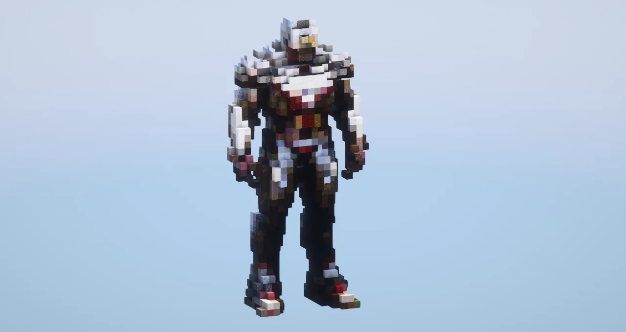 Iron Man mark 5 from Marvel — Minecraft Build by LeonisBuilds