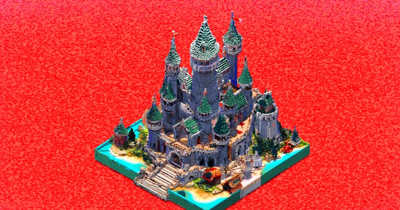 Island Castle — Minecraft Build by ImpossibleBuilds