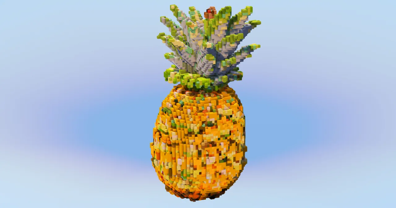 Pineapple — Minecraft Build by LeonisBuilds