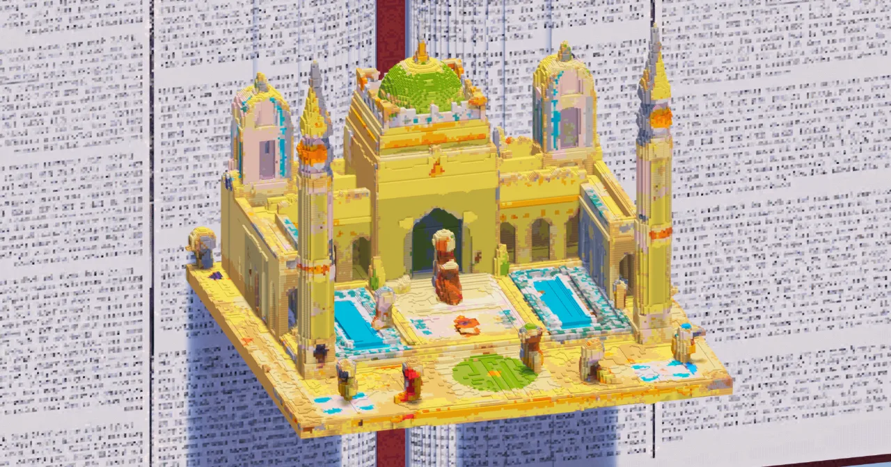 Desert Mosque — Minecraft Build by TheBibleOfBuilding