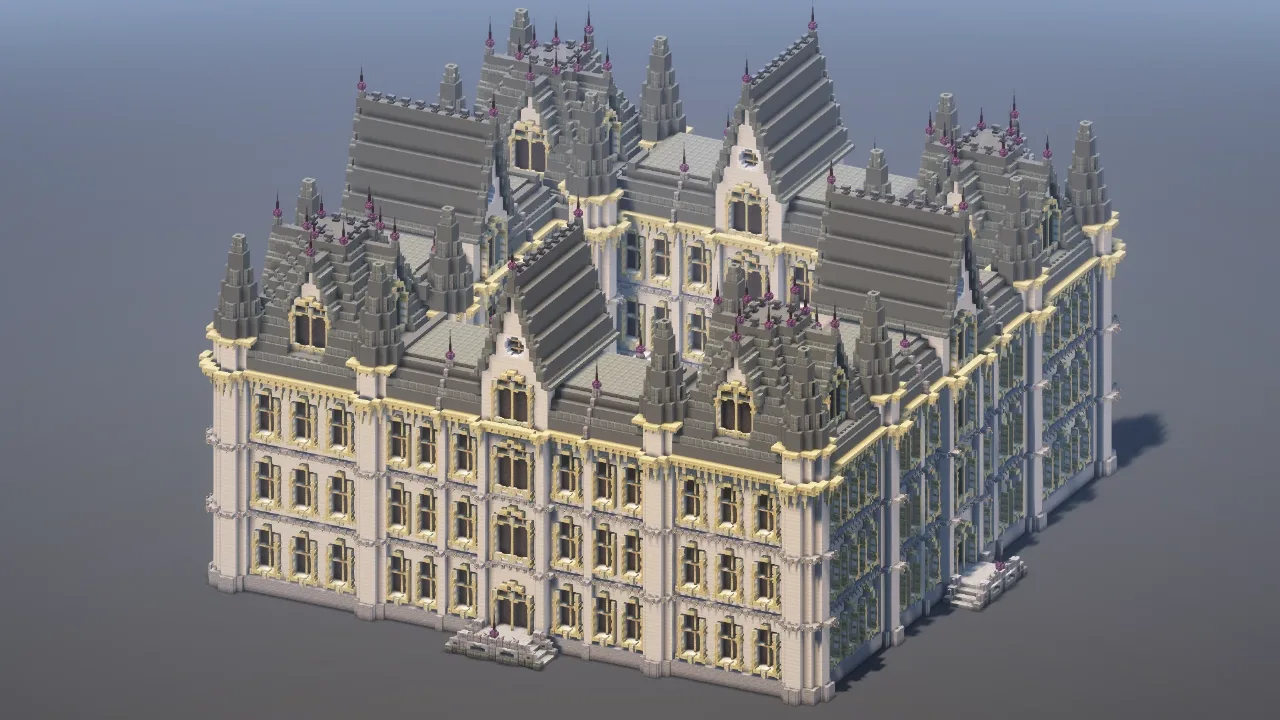 Gothic Castle — Minecraft Build by MellowHat