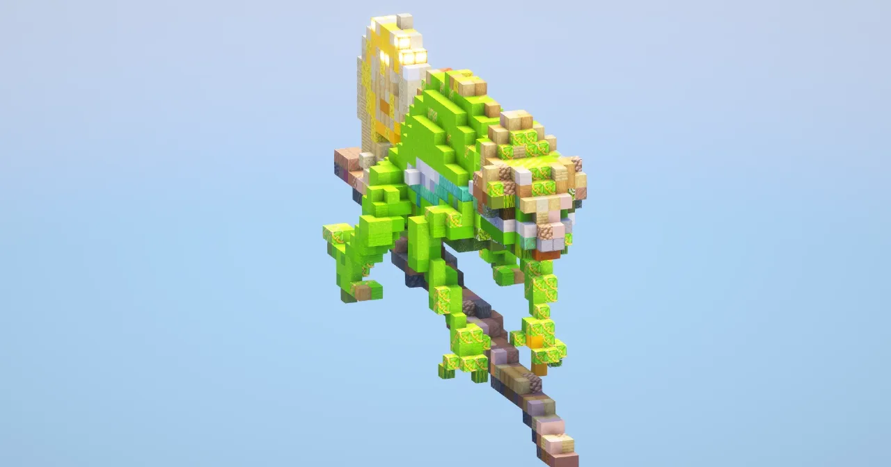 Chameleon Small‎ — Minecraft Build by LeonisBuilds