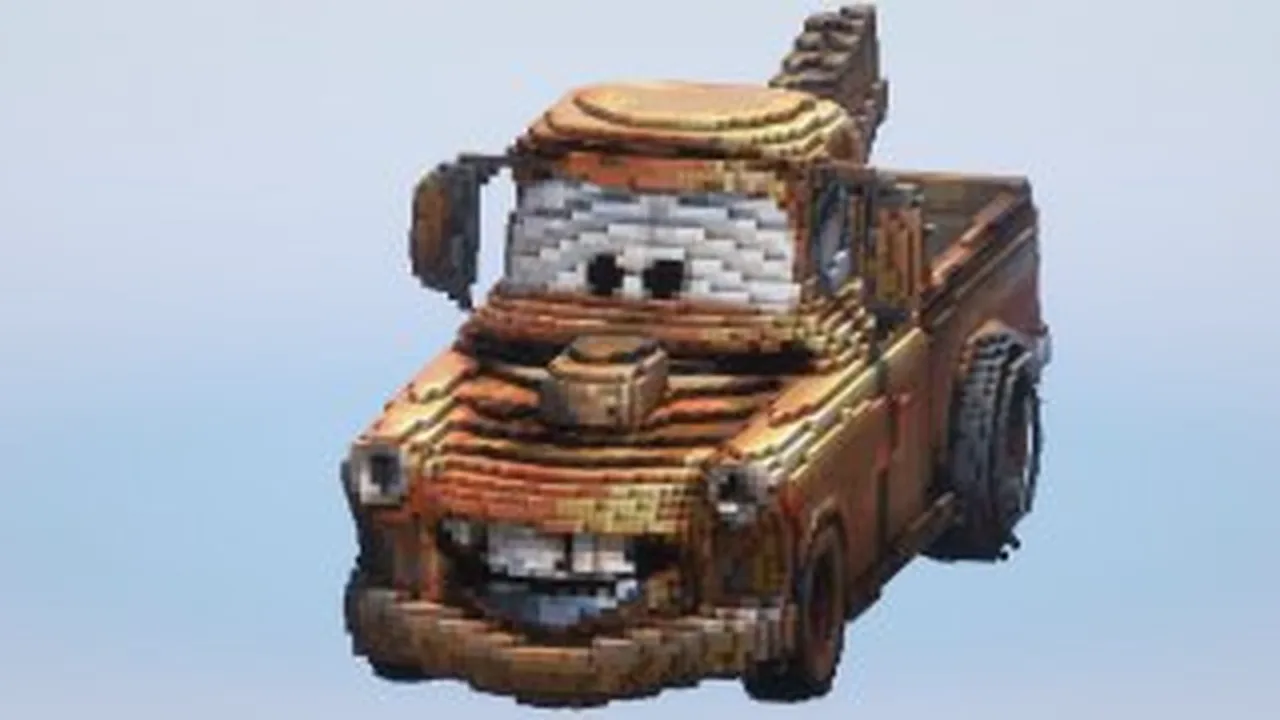 Mater from Disney Cars — Minecraft Build by LeonisBuilds