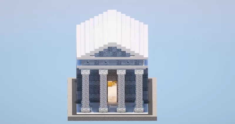 Roman Temple of Mercury — Minecraft Build by LeonisBuilds