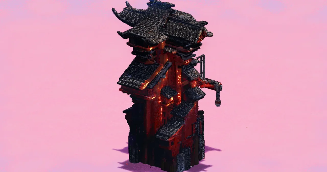 Fantasy Japanese Building — Minecraft Build by EasternRealms