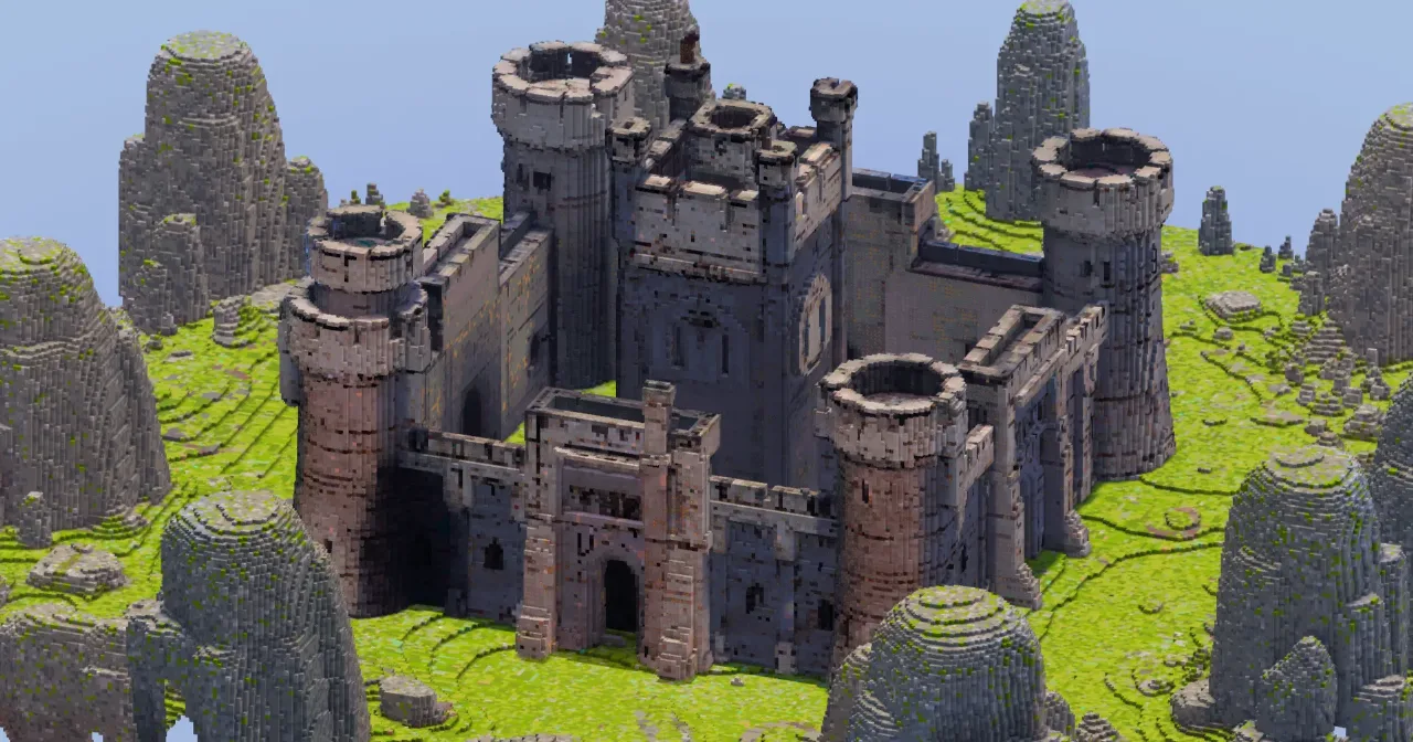 Medieval Castle Large — Minecraft Build by StrongholdStudios